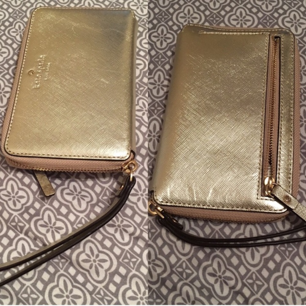 Gold Shimmery Kate Spade Wallet